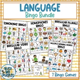 Language Bingo Games Bundle - 7 Games with 35 Unique Cards