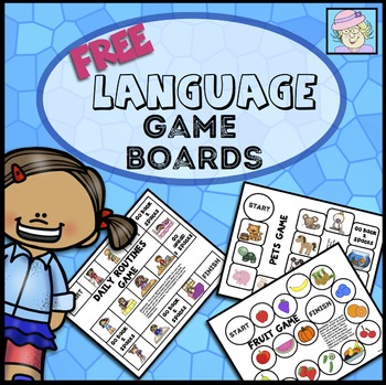 Preview of Language Board Games FREE!