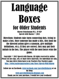 Language Boxes for Older Students
