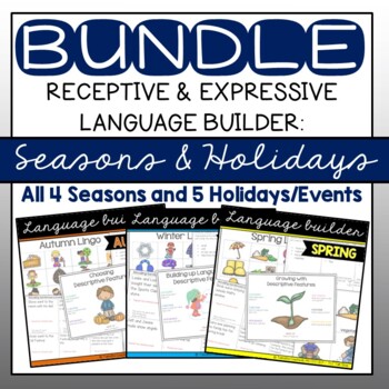 Preview of Language Builder: Seasons & Holidays BUNDLE
