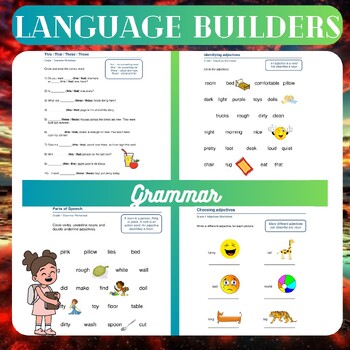 Preview of Language Builders: Grade 1 Grammar Worksheets