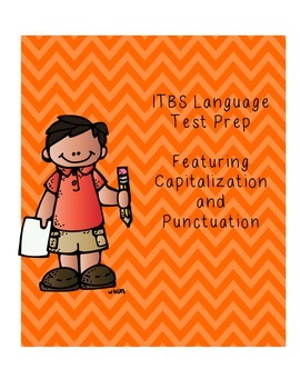 Preview of Language-Capitalization and Punctuation Test Prep (ITBS style)