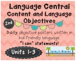 Language Central - Daily Content and Language Objectives -