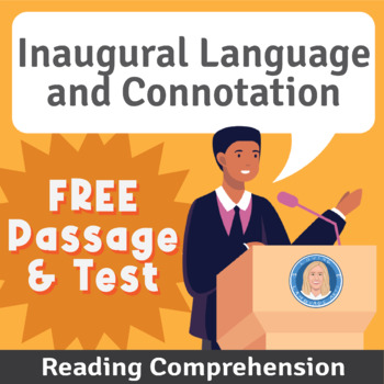 Preview of Language & Connotation in Deval Patrick's Inaugural Address - Passage & Test