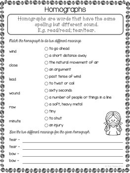 language conventions worksheets