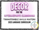 NEW Language Curriculum 2023: Transferable Skills Posters