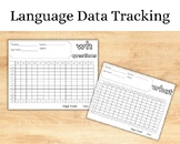 Language Data Collection Tracking Sheets - WH Questions Sp