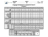 Language Development and Assessment Record BUNDLE K-5