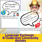 Language Exchange | A Classroom-Community Activity