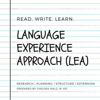 Preview of Language Experience Approach Packet {Research & Background Information}