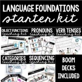 Language Foundations Starter Kits for Speech Therapy - Bun