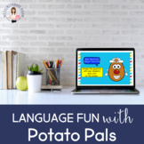 Language Fun With Potato Pals (Boom Cards) (Teletherapy)(D