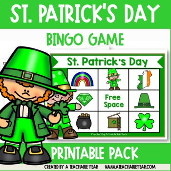 Preview of Language Game Bingo St. Patrick's Day | Great for ESL Students