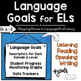 Language Goals For English Learners | Grades 6-8 | ESL Goa
