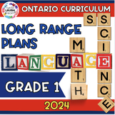 Long Range Plan Grade 1 Ontario Curriculum 2023