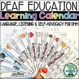Language, Listening & Self-Advocacy Learning Calendars