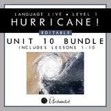 Language Live "Hurricane!" Unit 10 Editable PPT Collection