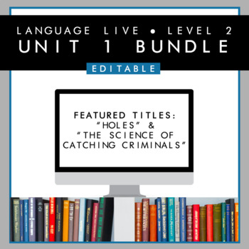 Preview of Language Live Level 2: Unit 1 Editable PPT + 6 BONUS GAMES & Activities 
