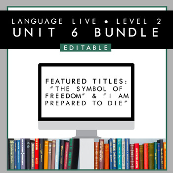 Preview of Language Live Level 2: Unit 6 Editable PPT + 6 BONUS GAMES & Activities