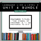Language Live Level 2: Unit 6 Editable PPT + 6 BONUS GAMES