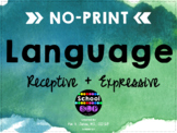 Language No Print No Prep