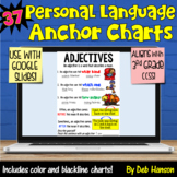 Language Notebook Anchor Charts for 3rd Grade: Digital usi