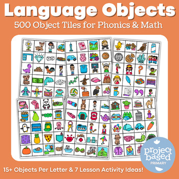 Preview of Language Object Tiles | Montessori Miniature Objects