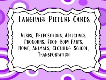 Preview of Language Picture Cards