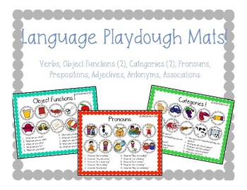 Play doh mats: positional words (differentiated)