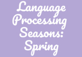 Language Processing BOOM Cards: Spring/Seasons
