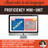 Language Proficiency Mini-Unit (For Distance & In Person L