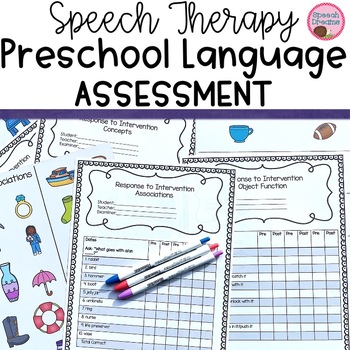 Preschool End Of Year Assessment Worksheets Teachers Pay Teachers