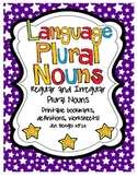 Language Regular & Irregular Plural Nouns - Printables with CCSS