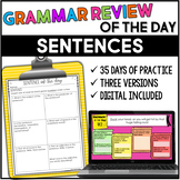 Grammar Review | Sentence of the Day *with Google Slides™ 