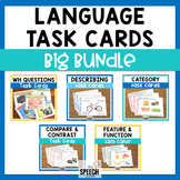 Expressive and Receptive Language Task Cards Big Bundle