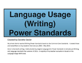 Language Usage (Writing) Power Standards (CCStandards)- Da