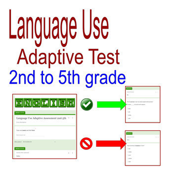Preview of Language Use Adaptive Test - NWEA MAP Prep - 2nd - 5th