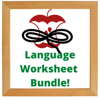 Preview of Language Worksheet Bundle!