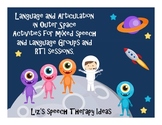 Language and Articulation Activities in Outer Space!