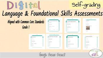 Preview of Language and Foundational Skills Assessment Bundle (Distance Learning Resource)