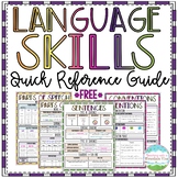 Language and Grammar Skills Quick Reference Guide