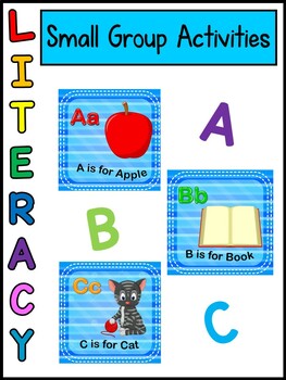 Preview of Language and Literacy Small Group Activities/Assessments for Pre-K, Preschool