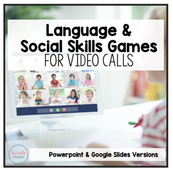 Preview of Language and Social Skills Games for Video Calls
