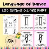 Language of Dance (LOD) Symbol Coloring Sheets