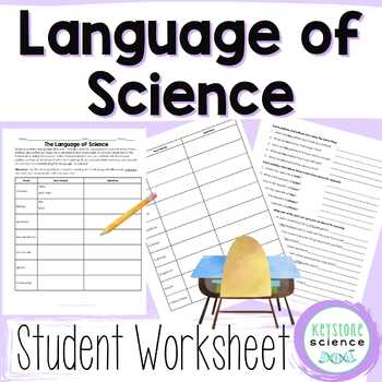 Preview of Language of Science Biology Vocabulary Prefix and Suffix Worksheet with KEY