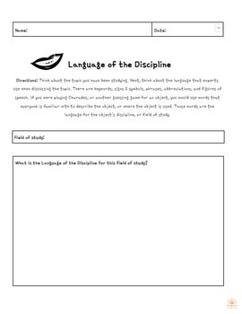 Preview of Language of the Discipline with Kaplan's Depth & Complexity