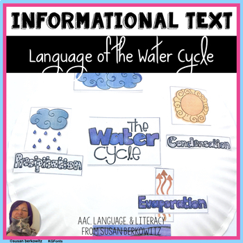 Preview of Water Cycle Vocabulary Sequencing Activities Speech Therapy Water Cycle Craft