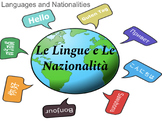 Languages and Nationalities activity