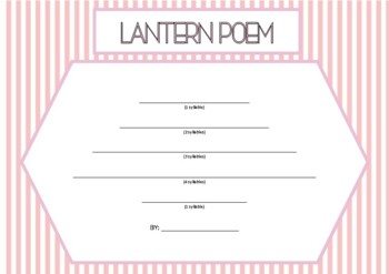 Preview of Lantern poem - poetry