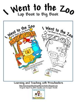 Lap Book To Big Book I Went To The Zoo By Teaching Preschoolers 